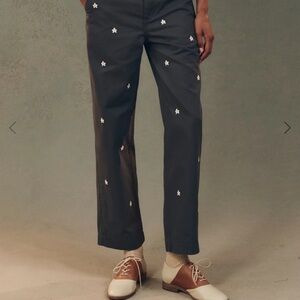 The Great Embroidery Daisey Pant